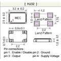MERCURY晶振,OSC晶振,HJ32晶體振蕩器
